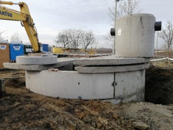 Hejőkürt, Scania szerelőcsarnok – tűzivíztározó